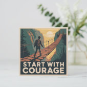 Start With Courage カード (スタンド正面)