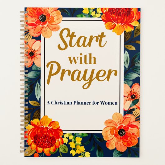 Start with Prayer Christian Planner for Women プランナー手帳 (正面)