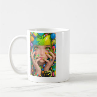 : Start your day with a splash of color! This cera コーヒーマグカップ