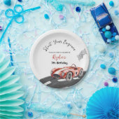 Start Your Engine Any Age Birthday  ペーパープレート (パーティー)