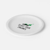 Start your Engines Lawn Mower ペーパープレート (アングル)