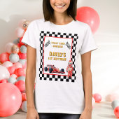 Start Your Engines Race Car 1st Birthday Tシャツ