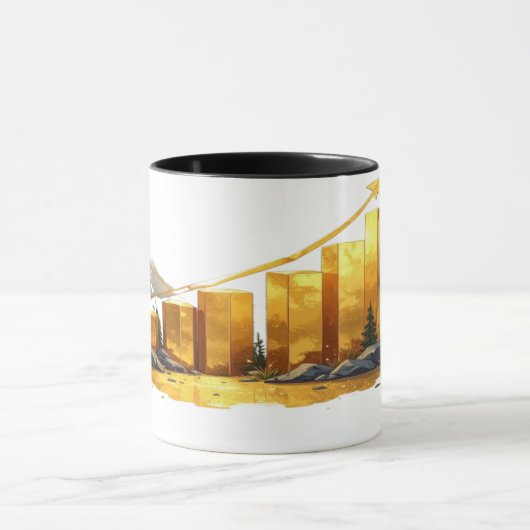 Start Your Success Now – Business Motivation Desig マグカップ (中央)