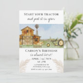 Start Your Tractor  招待状 (スタンド正面)