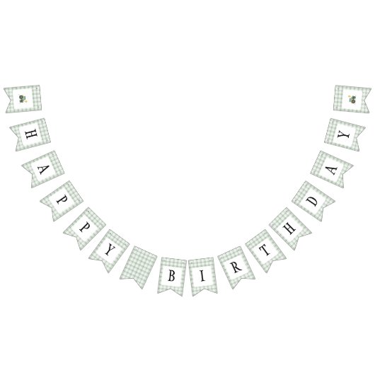 Start Your Tractor Birthday Bunting Flag バンティングフラッグ (全)