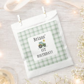 Start Your Tractor Favor Bags フェイバーバッグ (クリップ留めされた状態)