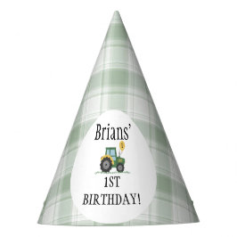 Start Your Tractor Party Hat パーティーハット