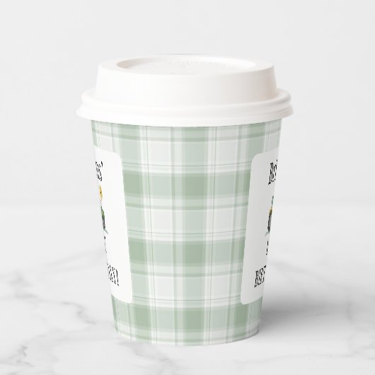 Start Your Tractor Square Paper Cups 紙コップ (左)