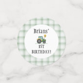 Start Your Tractor Table Confetti コンフェッティ (スモール正面)