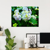 STARTING UNDER $20 - Lavender Hydrangea in Garden ポスター (ホームオフィス)