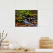 Starvation Creek Falls | Columbia Gorge, Oregon ポスター (キッチン)