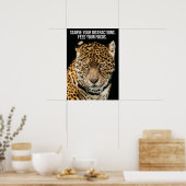 Starve Distractions、フォーカス食べ物を与え- Tiger Success ポスター (キッチン)