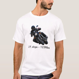starVmax.bike.1、197.4hps - 123ftlbs Tシャツ