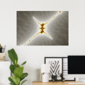 StarX – フラクタルポスター ポスター (ホームオフィス)