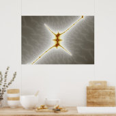 StarX – フラクタルポスター ポスター (キッチン)