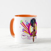 "Starz"のスタイルの信号器のマグ マグカップ (正面左)