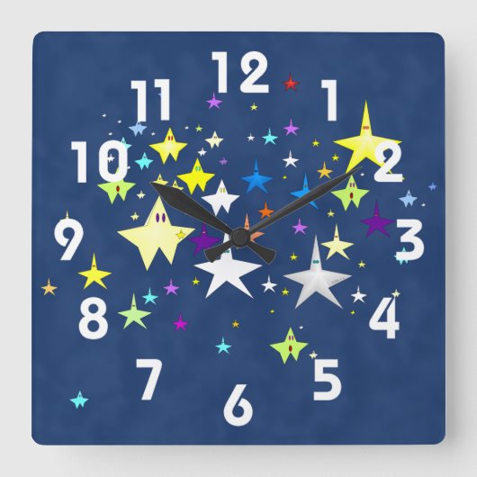 Starzyの時計 スクエア壁時計 (正面)
