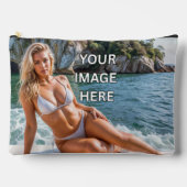 STASH! 👜 Custom Pouch – Add Image or Text アクセサリーポーチ (正面)