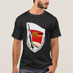 Stasi、州セキュリティ省、DDR GDR Tシャツ