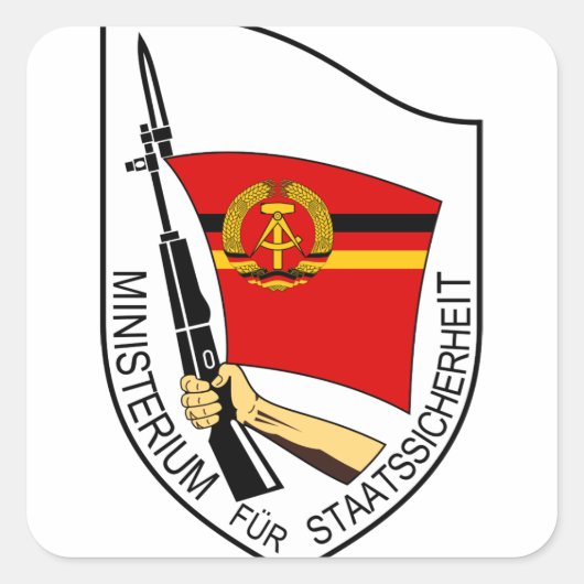 Stasi - DDR (Deutsche Demokratische Republik) スクエアシール (正面)