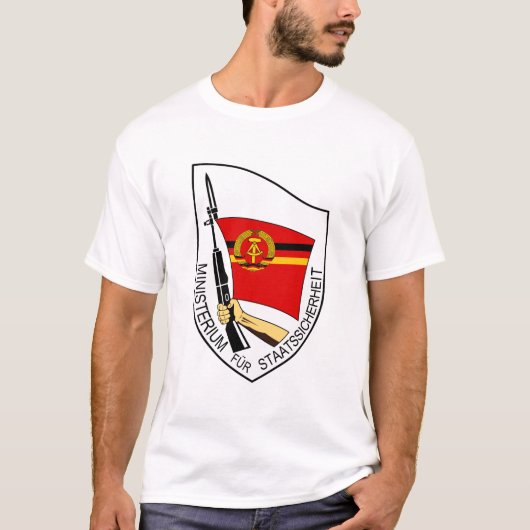 Stasi - DDR (Deutsche Demokratische Republik) Tシャツ (正面)