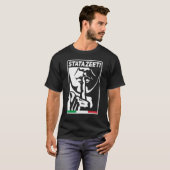 STATAZET静かなSTATAZITアメリカイタリアンの俗語 Tシャツ (正面フル)