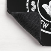 State Bird Of New Jersey Middle Finger Funny Distr マウスパッド (コーナー)