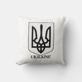 State Coat of Arms of Ukraine Minimalist Art クッション