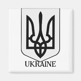 State Coat of Arms of Ukraine Minimalist Art マグネット