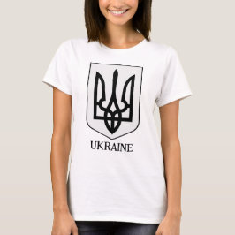 State Coat of Arms of Ukraine Minimalist Art Tシャツ