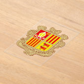 State Emblem of Andorra Historic Co-Principality アクリル招待状 (レイダウン)