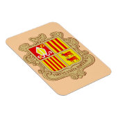 State Emblem of Andorra Historic Co-Principality マグネット (右側)