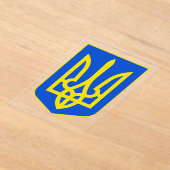 State Emblem of Ukraine Golden Trident Fine Art アクリル招待状 (レイダウン)