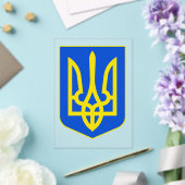 State Emblem of Ukraine Golden Trident Fine Art アクリル招待状 (インサイチュ (ウェディング))