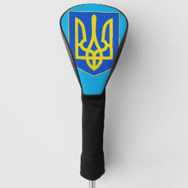 State Emblem of Ukraine Golden Trident Fine Art ゴルフヘッドカバー