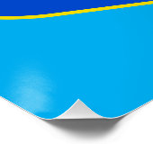 State Emblem of Ukraine Golden Trident Fine Art ポスター (コーナー)