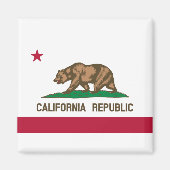 State Flag of California マグネット (正面)