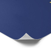State Flag of Kansas, USA ポスター (角)
