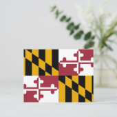 State Flag of Maryland ポストカード (スタンド正面)