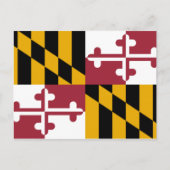 State Flag of Maryland ポストカード (正面)