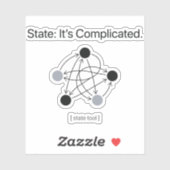 State Its Complicated Programmer Humor シール (シート)
