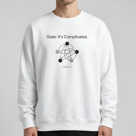 State Its Complicated Programmer Humor スウェットシャツ