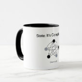 State Its Complicated Programmer Humor マグカップ (正面左)