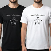 State Its Complicated Programmer Humor Tシャツ