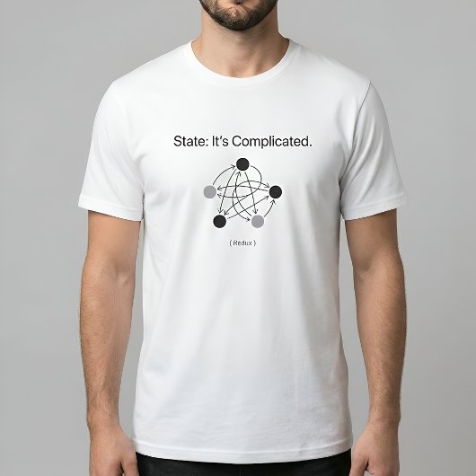 State Its Complicated Programmer Humor Tシャツ