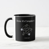State Its Complicated Two Sided Programmer Mug マグカップ (左)