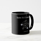 State Its Complicated Two Sided Programmer Mug マグカップ (正面右)