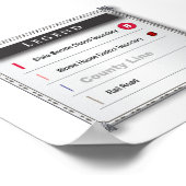 State Legislative Districts - Downstate Illinois ポスター (角)