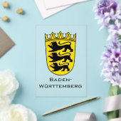 State of Baden-Württemberg Grand Coat of Arms Art アクリル招待状 (インサイチュ (ウェディング))