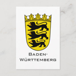 State of Baden-Württemberg Grand Coat of Arms Art エンクロージャーカード